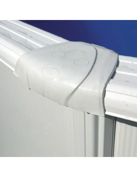 Swimming Pool Gre Fidji Oval Steel Sheet White