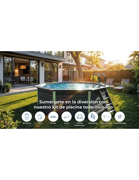 Piscina de Composite Gre Avantgarde Circular