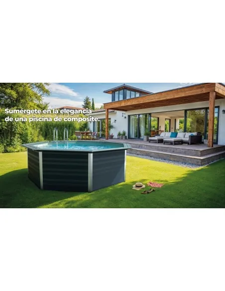 Piscina de Composite Gre Avantgarde Circular