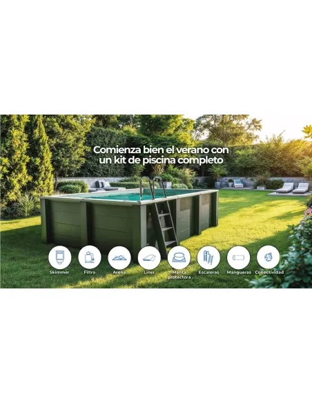Piscina Composite Gre Avantgarde Nova Rectangular 455x315