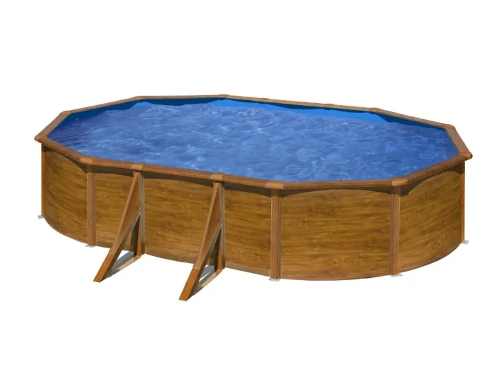 Removable Swimming Pool Gre Pacific Oval Wood...
