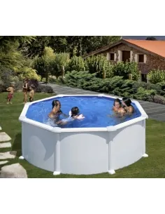 Detachable Swimming Pool Gre Atlantis Circular Steel...