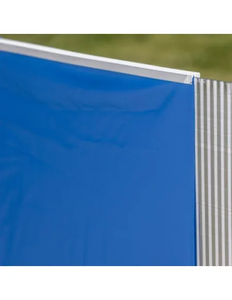 Detachable Swimming Pool Gre Atlantis Oval Steel Sheet White