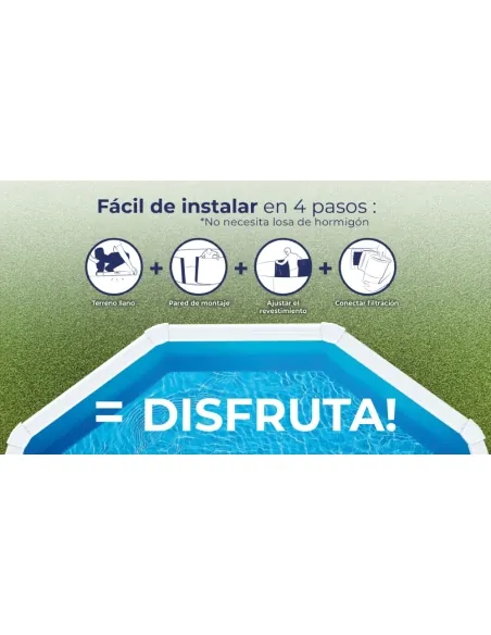 Swimming Pool Gre Bora Bora Circular Steel Sheet White