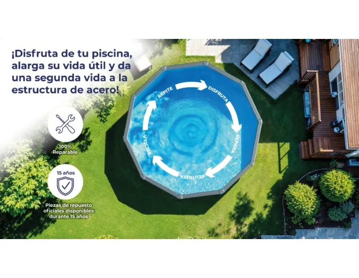 Swimming Pool Gre Bora Bora Circular Steel...