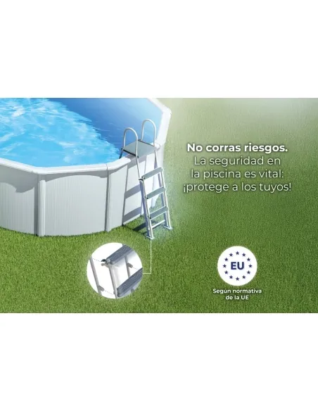 Swimming Pool Gre Bora Bora Circular Steel Sheet White