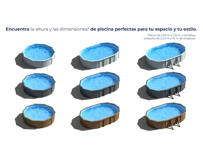 Swimming Pool Gre Bora Bora Circular Steel...