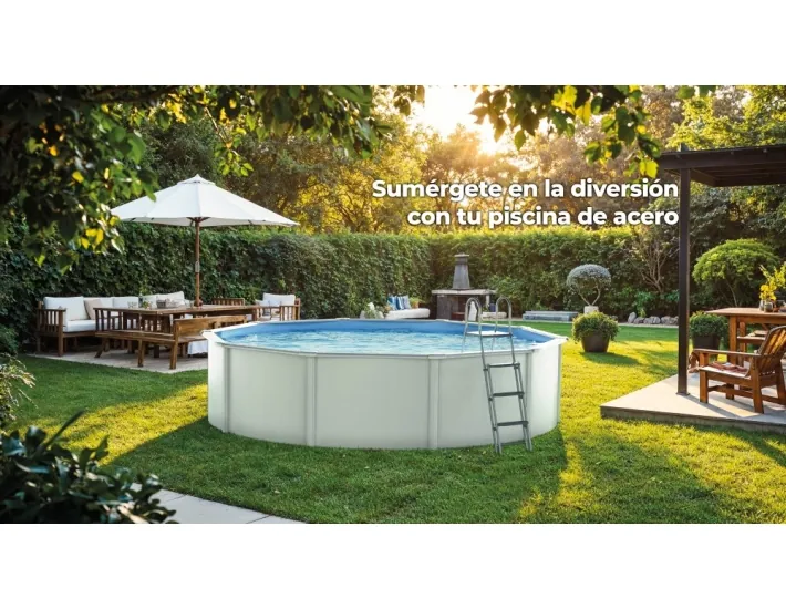 Swimming Pool Gre Bora Bora Circular Steel...