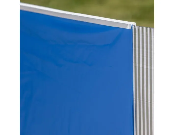 Swimming Pool Gre Haiti Oval Steel Sheet White